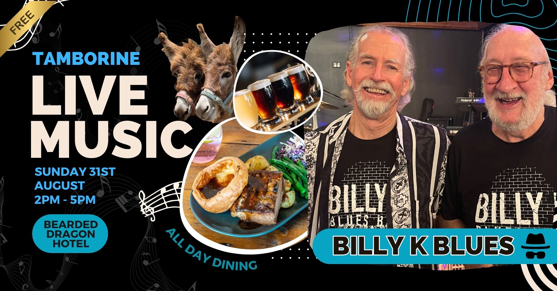 Billy K Blues Live and Free Music